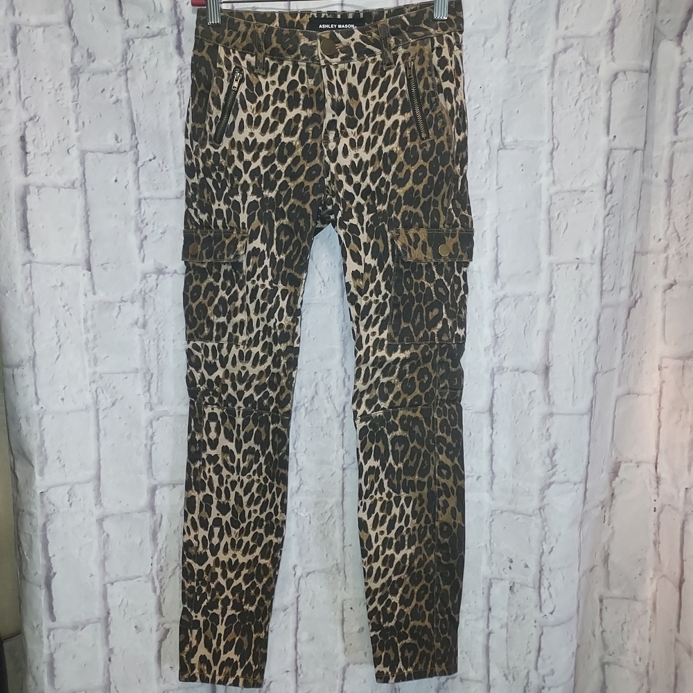 Ashley Mason Animal Print Pants